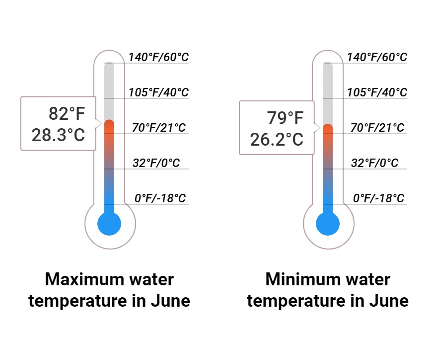 Average Sea temperature